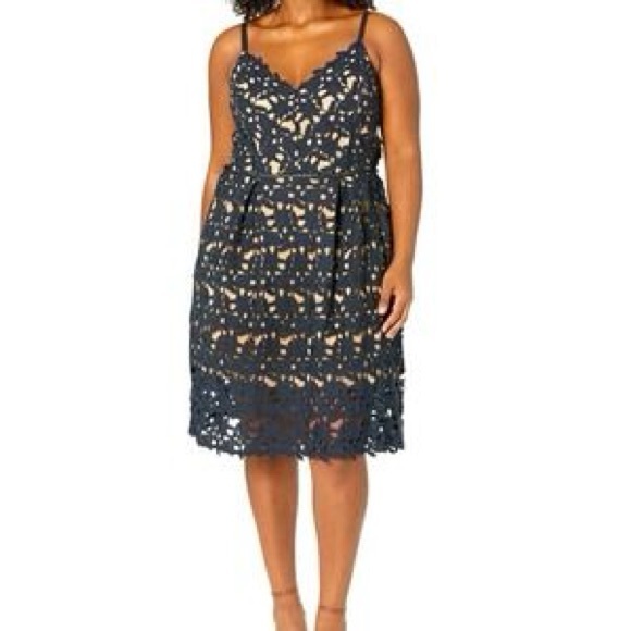 City Chic Black Spaghetti Strap Sheath Dress - Picture 4 of 4